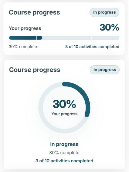 Course Progress