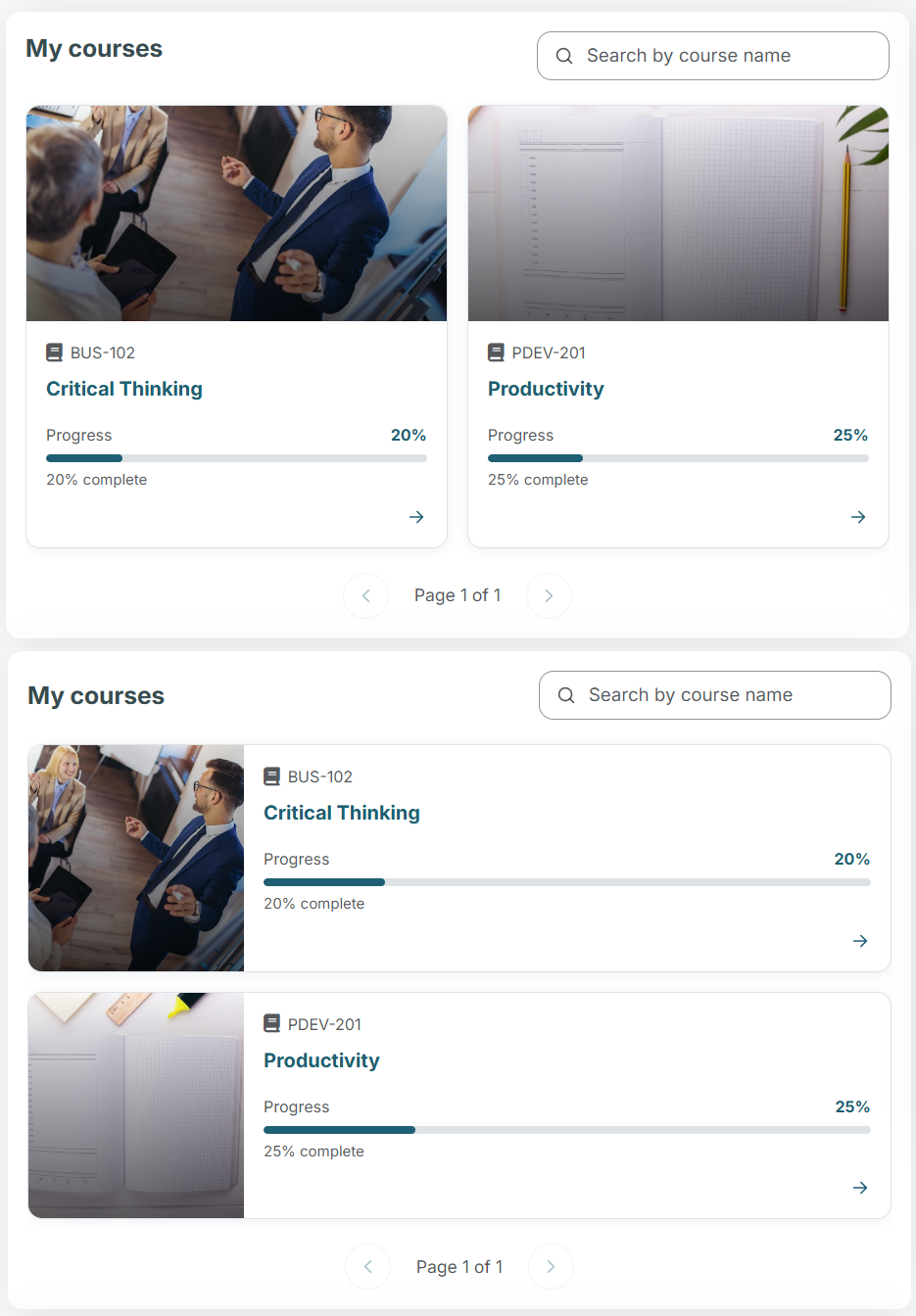 My Courses