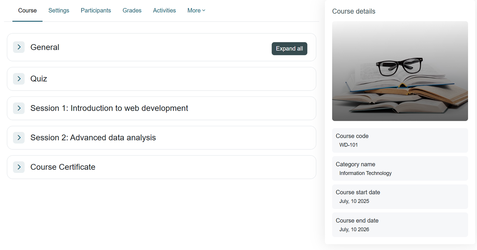 Course Details