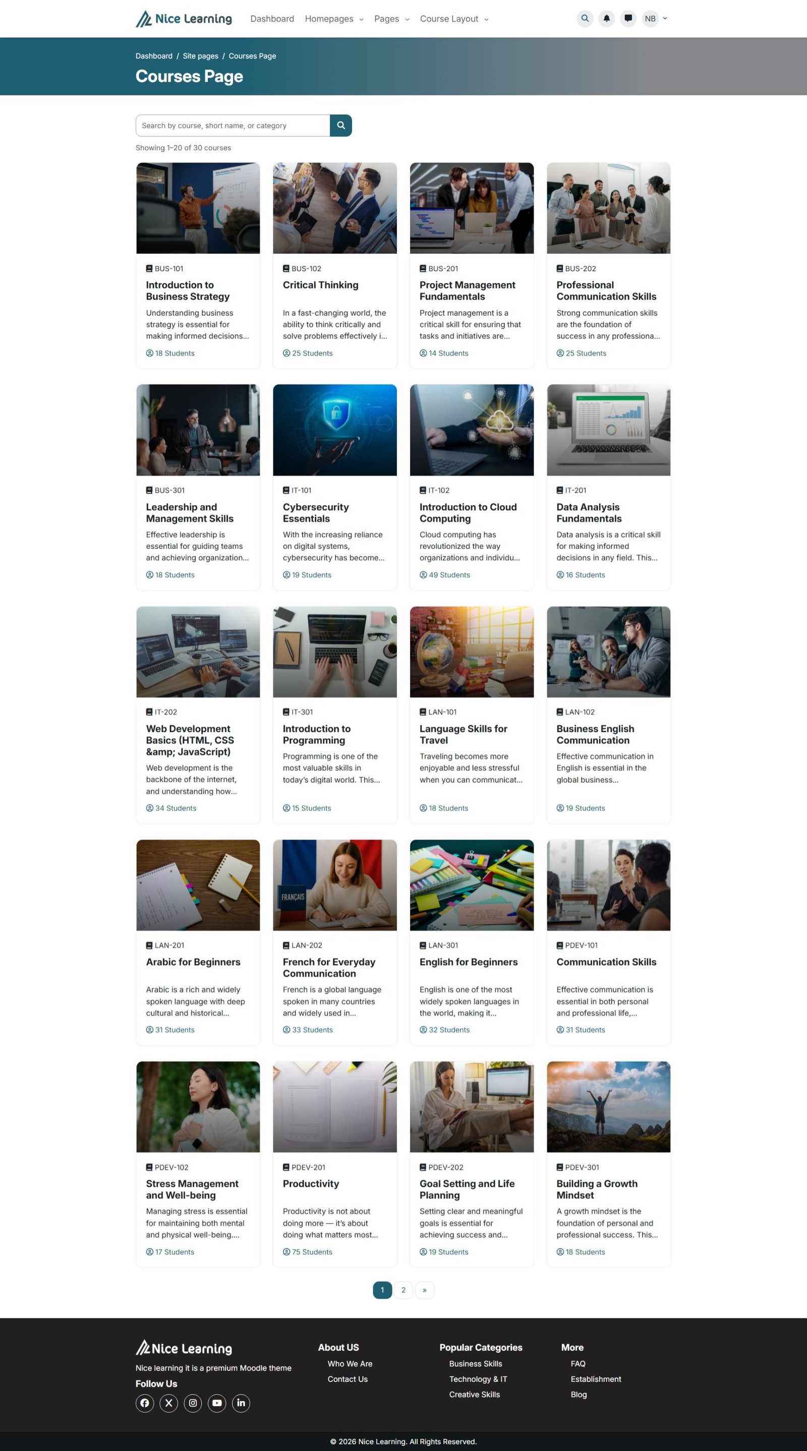 Courses