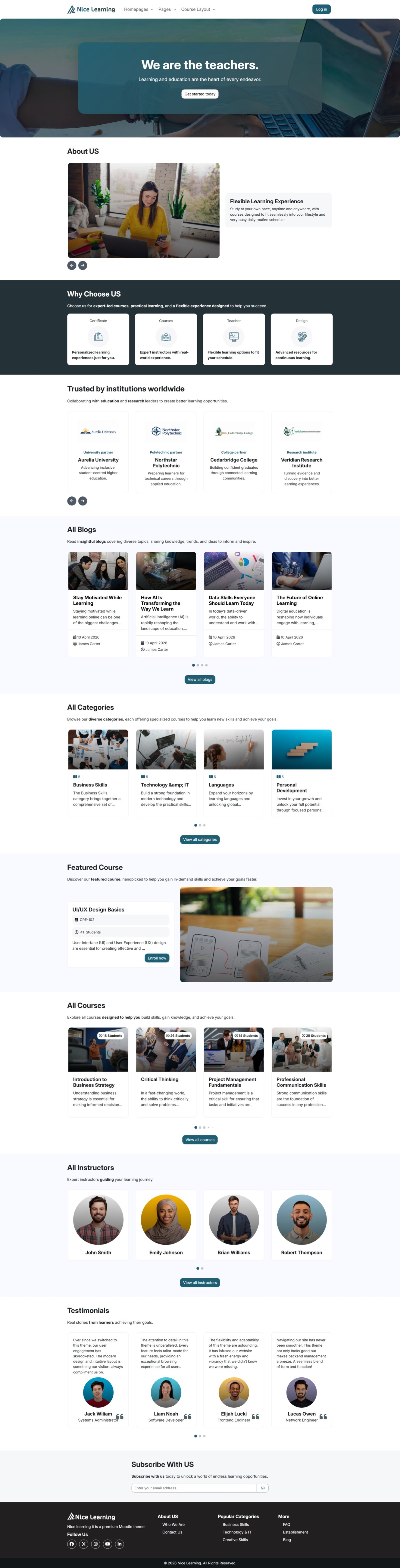 Home Page – Four