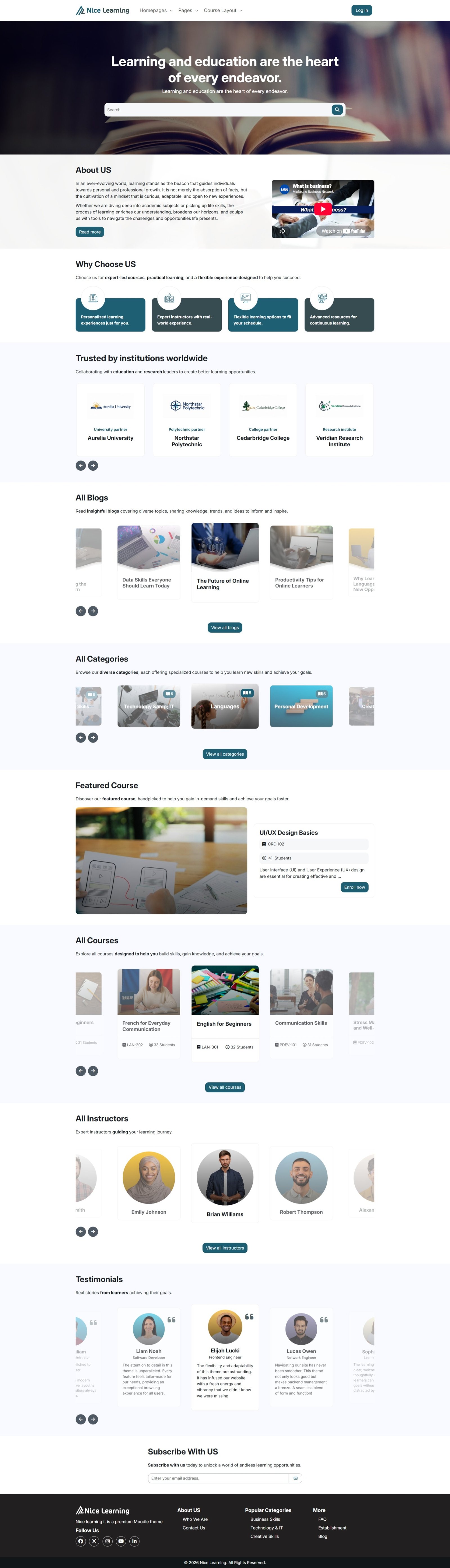Home Page – Three
