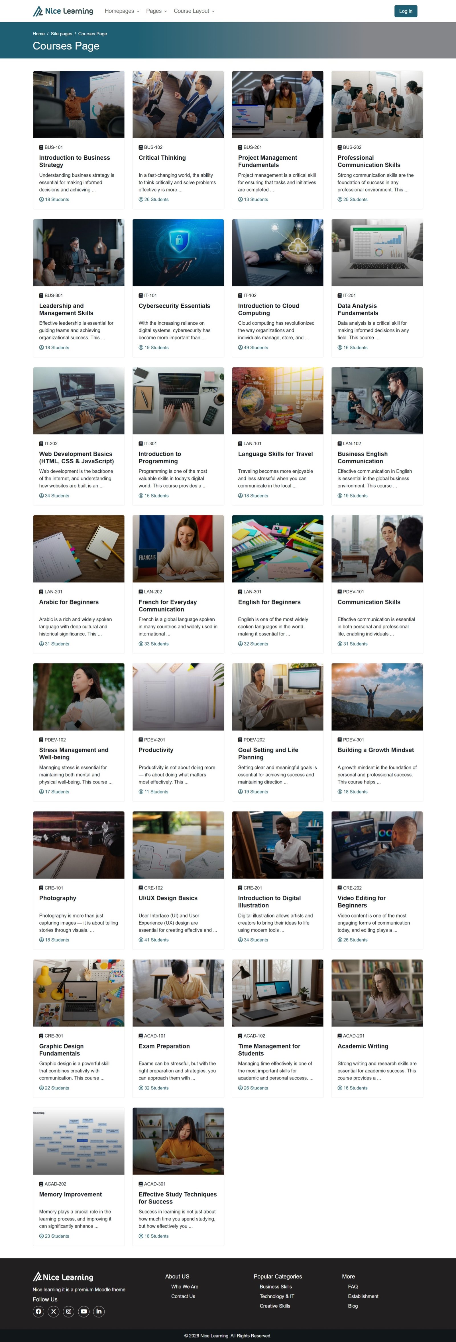 Courses