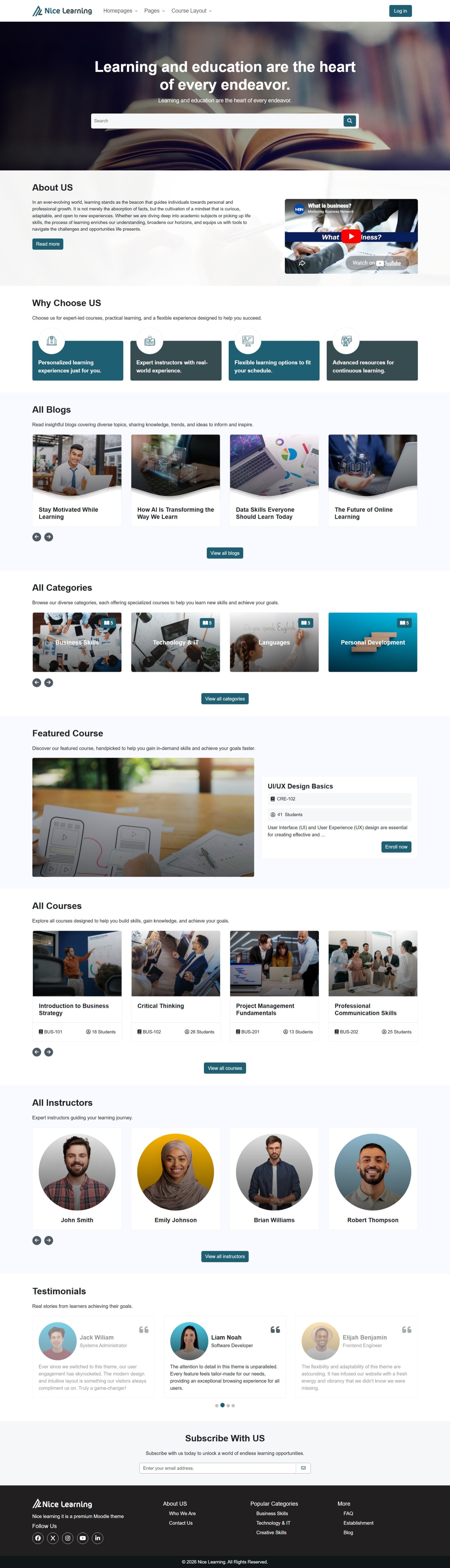 Home Page – Three