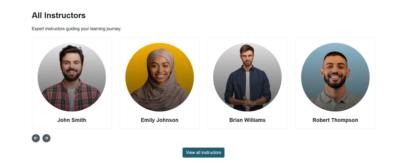 Instructor Slider 1