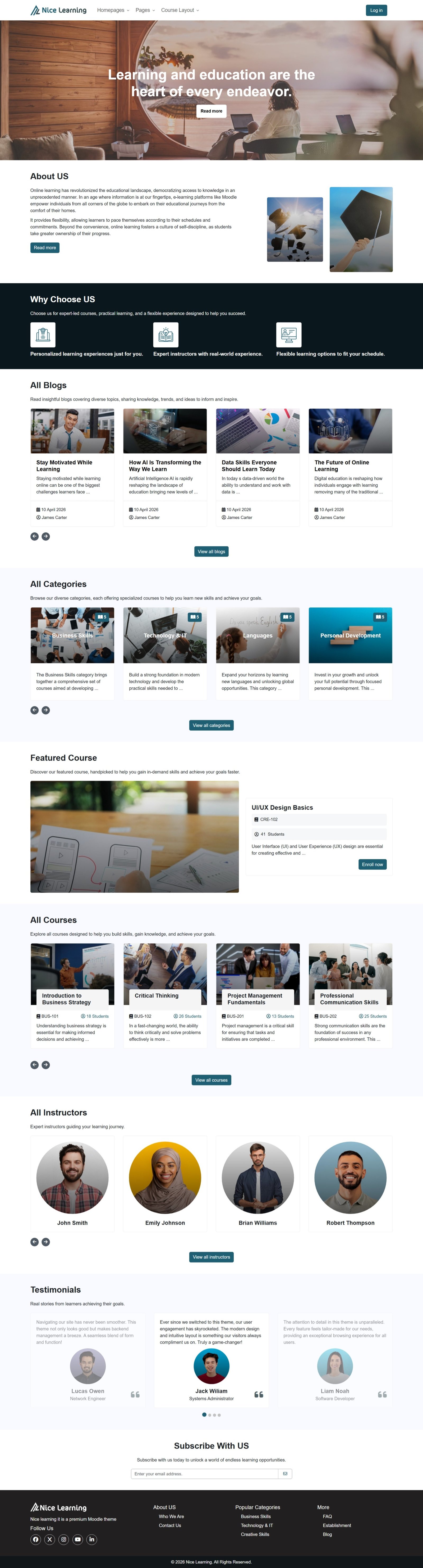 Home Page – Two