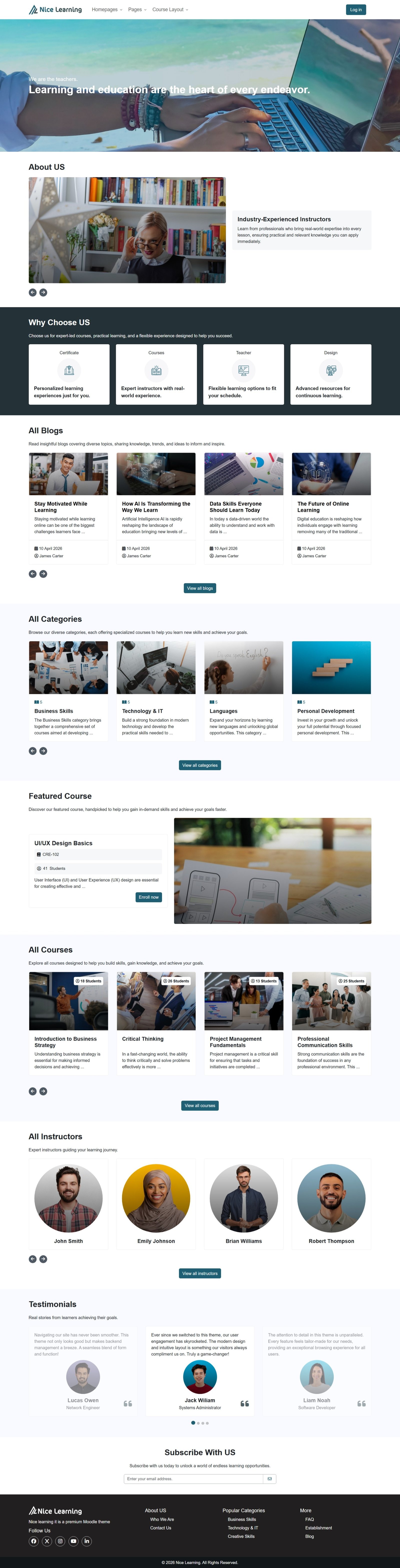 Home Page – Four